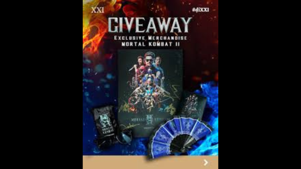 Giveaway Exclusive Merchandise Mortal Kombat II Gratis!